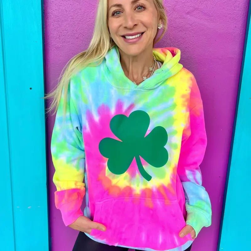 Shamrock Swirl Tie Dye T-Shirts, Hoodie, Sweatshirt - T-Shirt, Sweatshirt, Hoodie