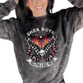 'She'S Both Hellfire & Holy Water' Mineral Wash Punk Rocker T-Shirts, Hoodie, Sweatshirt - T-Shirt, Sweatshirt, Hoodie