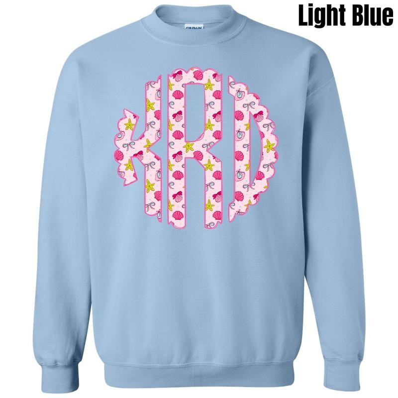 Shells & Bows Monogram 'NLB' T-Shirts, Hoodie, Sweatshirt - T-Shirt, Sweatshirt, Hoodie