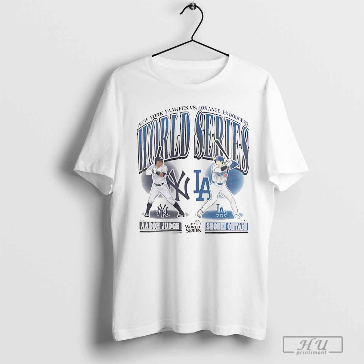 Shohei Ohtani Vs Aaron Judge Yankees Vs Dodgers 2024 World Series Matchup Unisex T-shirt, Sweatshirt, Hoodie, Long Sleeve Tee - T-Shirt, Sweatshirt, Hoodie