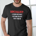 Short Sleeve SOCIALIST PERSON THAT WANTS EVERYTHING EXCEPT YOUR JOB T-Shirts, Hoodie, Sweatshirt - T-Shirt, Sweatshirt, Hoodie