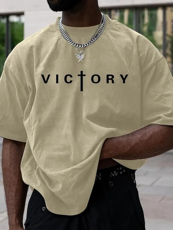 Short Sleeve Printed Victory Pattern Easy Go Work T-Shirts, Hoodie, Sweatshirt - T-Shirt, Sweatshirt, Hoodie