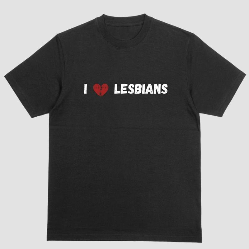Short Sleeve Shirt I LOVE LESBIANS T-Shirts, Hoodie, Sweatshirt - T-Shirt, Sweatshirt, Hoodie