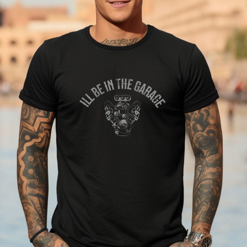 Short Sleeve Shirt ILL BE GARAGE T-Shirts, Hoodie, Sweatshirt - T-Shirt, Sweatshirt, Hoodie
