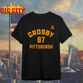 Sidney Crosby Pittsburgh Name &amp; Number shirt Unisex T-shirt, Sweatshirt, Hoodie, Long Sleeve Tee - T-Shirt, Sweatshirt, Hoodie