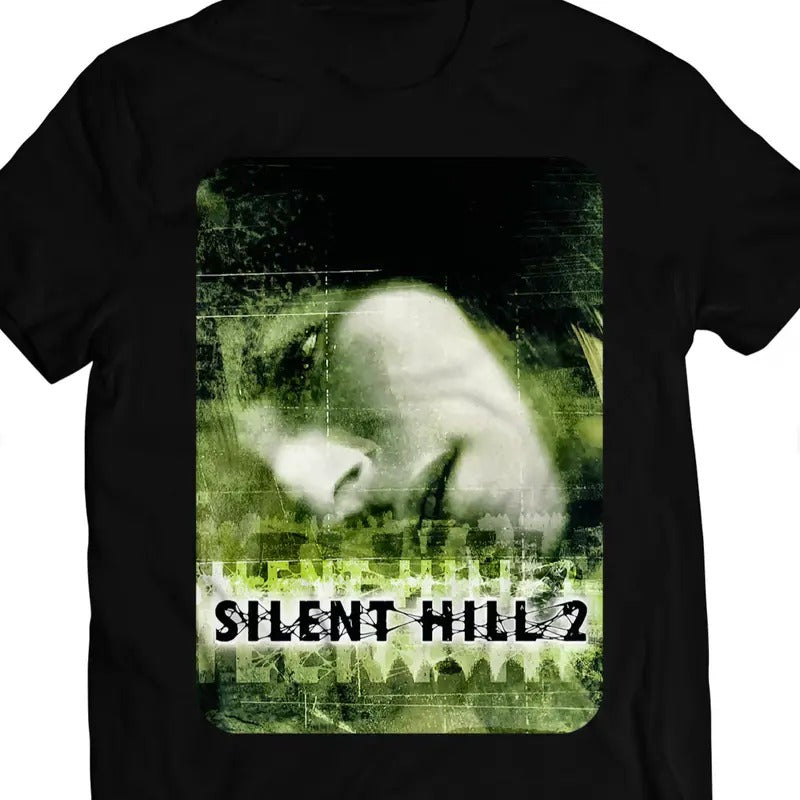 Silent Hill 2 Japanese Cover Art Cult Classic Horror Game Horror Silent Hill Top Womenswear Menswear Top Man Human Streetwear Round Neck Tropical T-Shirts, Hoodie, Sweatshirt - T-Shirt, Sweatshirt, Hoodie