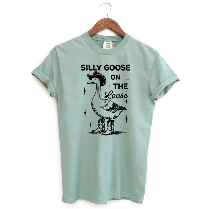 Silly Goose Loose Shirt Funny Comfort Colors T-Shirts, Hoodie, Sweatshirt - T-Shirt, Sweatshirt, Hoodie