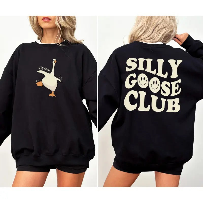 Silly Gooses Club Goose Best Friend Silly Gooses Club Shirt Shirt Funny Farmer Mom Aunt Funny Dad Shirt Meme Uncle Shirt Goose Meme Shirt Funny Goose Shirts T-Shirts, Hoodie, Sweatshirt - T-Shirt, Sweatshirt, Hoodie