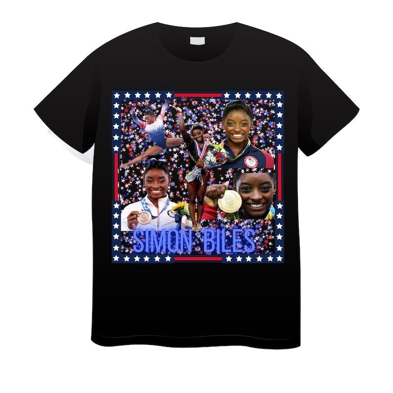 Simone Biles 2024 American Olympic Gymnastic USA T-Shirts, Hoodie, Sweatshirt - T-Shirt, Sweatshirt, Hoodie
