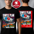 Simple Plan Bigger Than You Think Europe And UK Tour 2026 Two Sided Shirt Unisex T-shirt, Sweatshirt, Hoodie, Long Sleeve Tee - T-Shirt, Sweatshirt, Hoodie