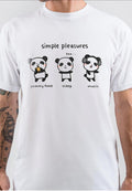 Simple Pleasure Panda T-Shirts, Hoodie, Sweatshirt - T-Shirt, Sweatshirt, Hoodie