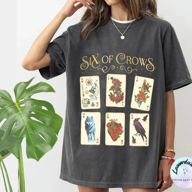 Six Crows Ketterdam Crow Club Six Crows Kaz Brekker No Mourners No Funerals T-Shirts, Hoodie, Sweatshirt - T-Shirt, Sweatshirt, Hoodie