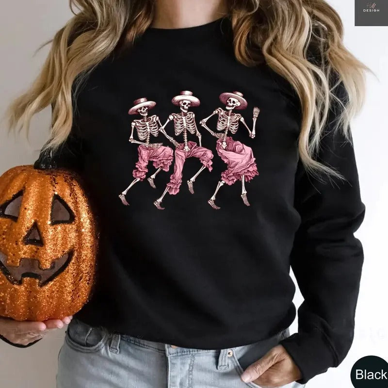 Skeleton Dancing Shirt Skeleton Dance Lights Skull Sweatshirtchristmas Giftskeleton T-Shirts, Hoodie, Sweatshirt - T-Shirt, Sweatshirt, Hoodie