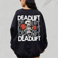 Skeleton Deadlift Skeleton Gym Workout Funny Deadlifter Instant Funny Skull Workout Workout Shirts Cotton Menswear T-Shirts, Hoodie, Sweatshirt - T-Shirt, Sweatshirt, Hoodie