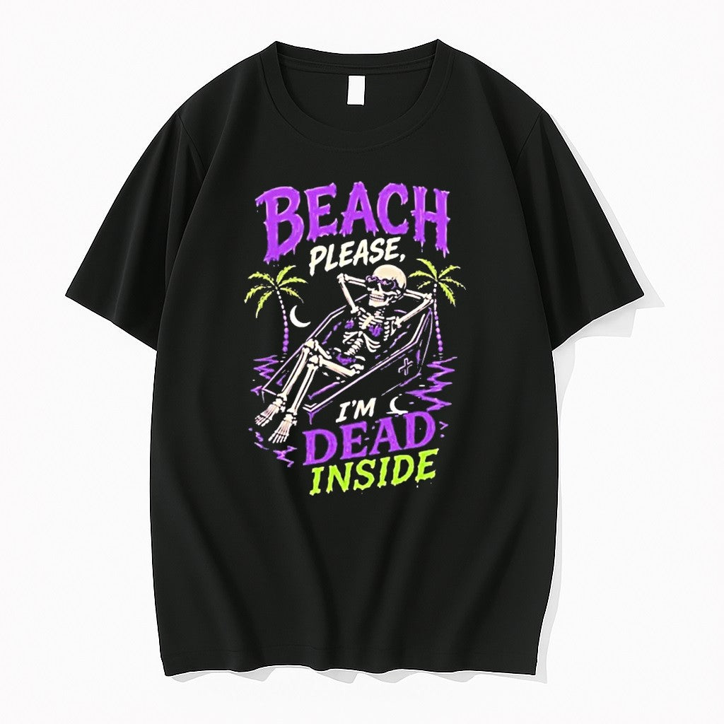 Skeleton Relax Beach Please Im Dead Tshirts Sweater Hoodie Jpg Unisex T-shirt, Sweatshirt, Hoodie, Long Sleeve Tee - T-Shirt, Sweatshirt, Hoodie