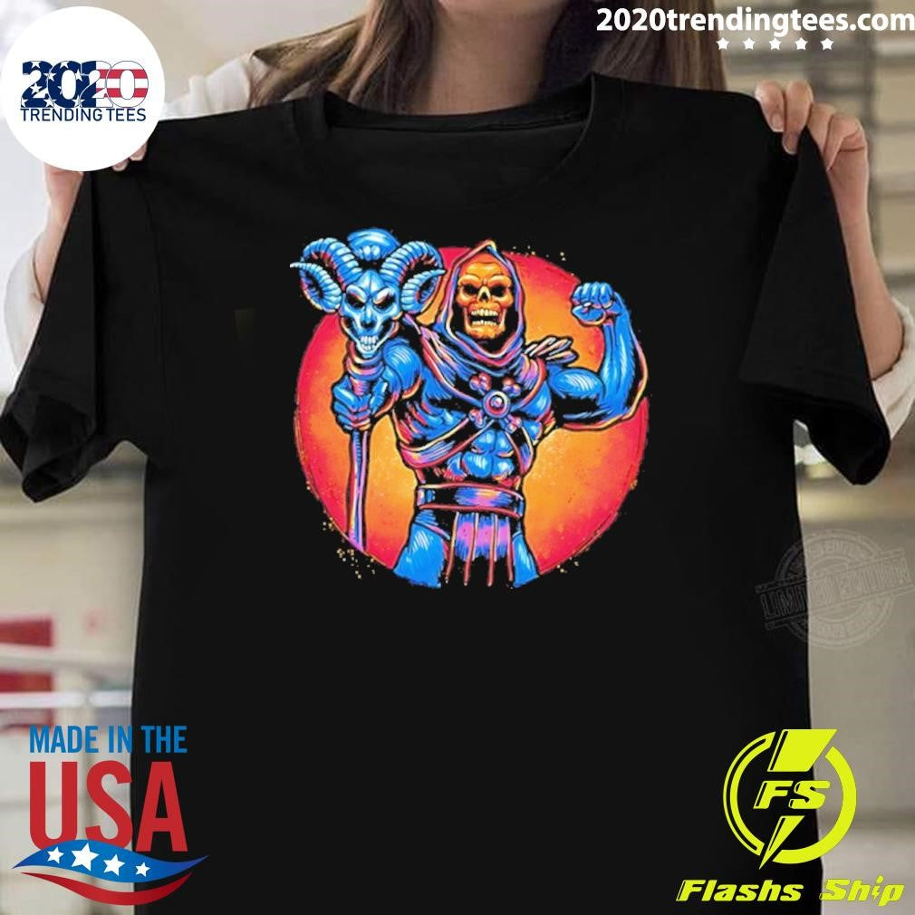 Skeletor Conquer The Universe Cartoon Shirt Unisex T-shirt, Sweatshirt, Hoodie, Long Sleeve Tee - T-Shirt, Sweatshirt, Hoodie