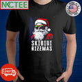 Skibidi Rizzmas Santa Claus sunglasses Christmas shirt Unisex T-shirt, Sweatshirt, Hoodie, Long Sleeve Tee - T-Shirt, Sweatshirt, Hoodie