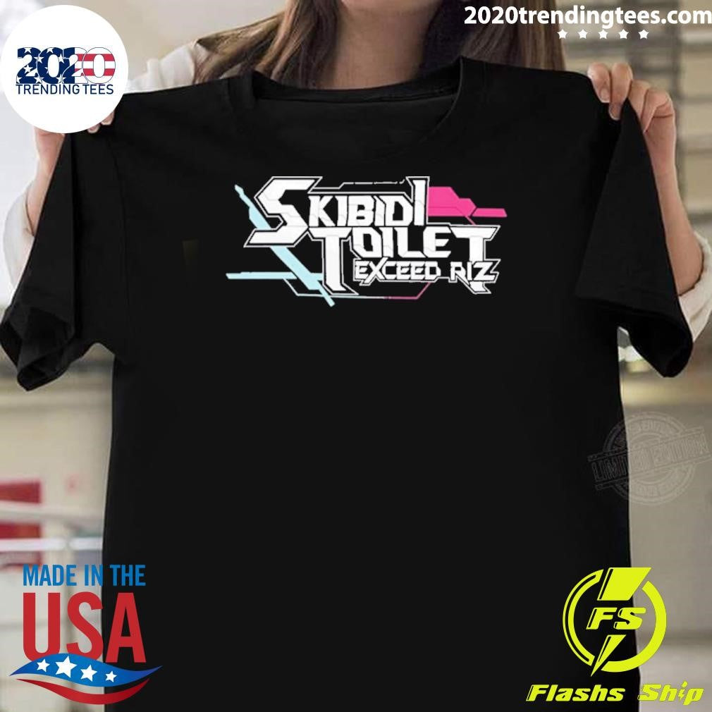 Skibidi Toilet Exceed Rizz Shirt Unisex T-shirt, Sweatshirt, Hoodie, Long Sleeve Tee - T-Shirt, Sweatshirt, Hoodie