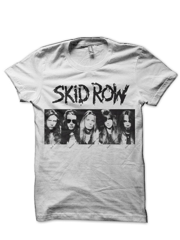 Skid Row White Style001 T-Shirts, Hoodie, Sweatshirt - T-Shirt, Sweatshirt, Hoodie