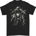 Skull Biker Motorcycle Motorbike Grim Reaper Cotton Made USA T-Shirts, Hoodie, Sweatshirt - T-Shirt, Sweatshirt, Hoodie