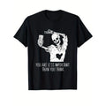 Skull Print Cotton Outdoor Halloween Costume Casual Short Sleeve Crew Neck Top Made USA T-Shirts, Hoodie, Sweatshirt - T-Shirt, Sweatshirt, Hoodie