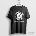 Skull Stocking Mill Coffee Arrive Violently Shirt Sweater Unisex T-shirt, Sweatshirt, Hoodie, Long Sleeve Tee - T-Shirt, Sweatshirt, Hoodie