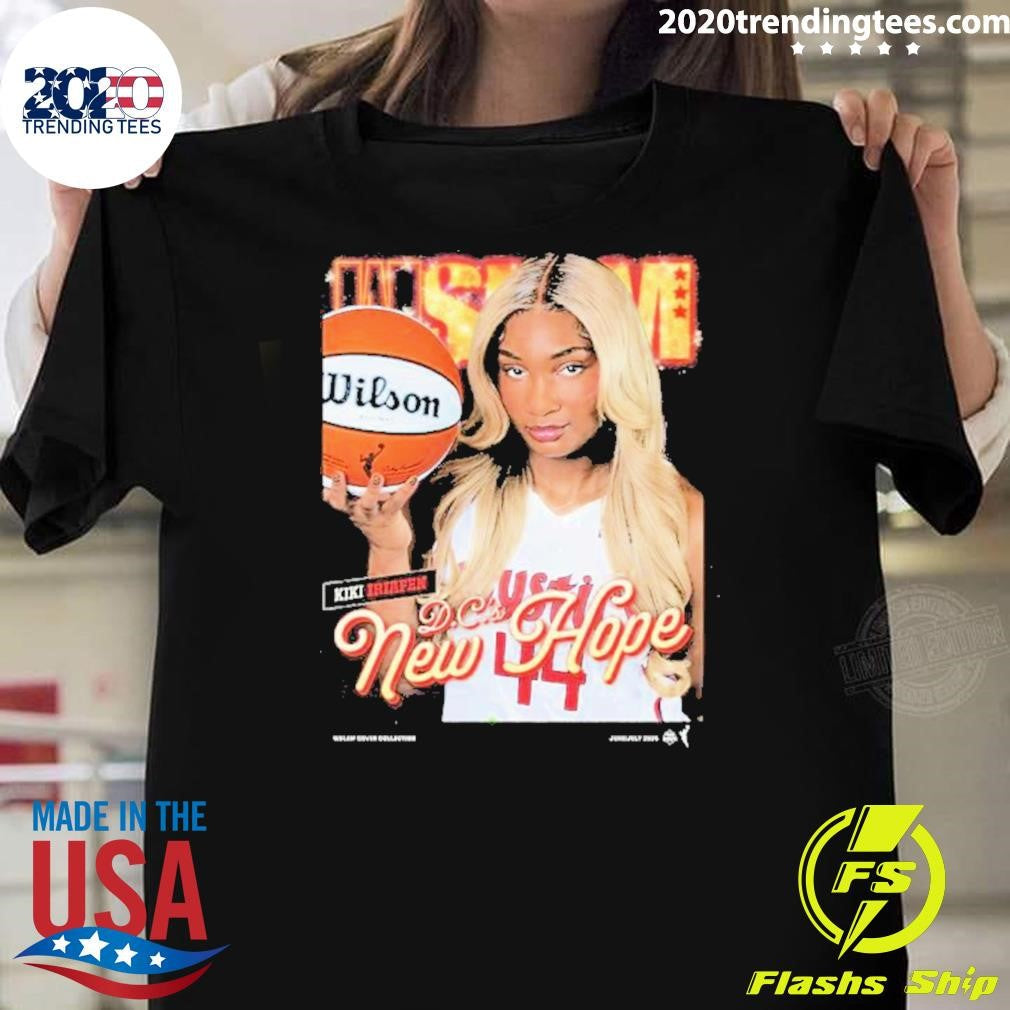 Slam 262 X Washington Mystics Kiki Iriafen Shirt Unisex T-shirt, Sweatshirt, Hoodie, Long Sleeve Tee - T-Shirt, Sweatshirt, Hoodie
