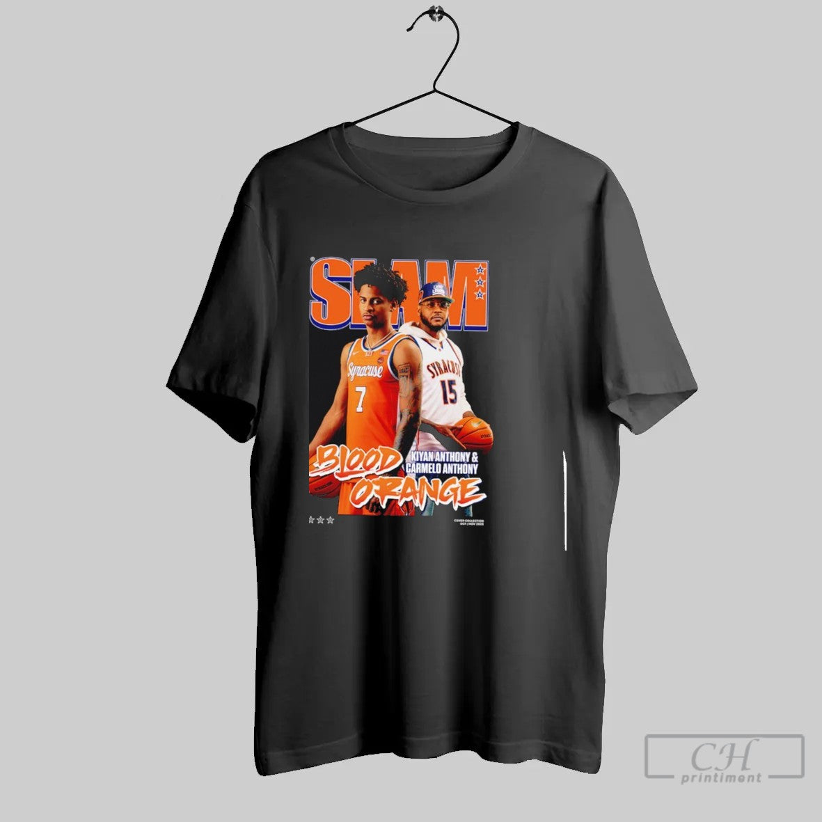 Slam Cover Kiyan Carmelo Anthony Blood Orange T Shirt Unisex T-shirt, Sweatshirt, Hoodie, Long Sleeve Tee - T-Shirt, Sweatshirt, Hoodie