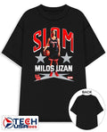 Slam Houston Cougars Milos Uzan shirt Unisex T-shirt, Sweatshirt, Hoodie, Long Sleeve Tee - T-Shirt, Sweatshirt, Hoodie