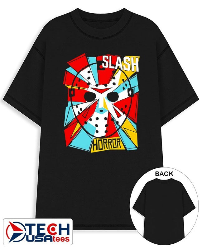 Slash horror Jason Voorhees hockey mask shirt Unisex T-shirt, Sweatshirt, Hoodie, Long Sleeve Tee - T-Shirt, Sweatshirt, Hoodie