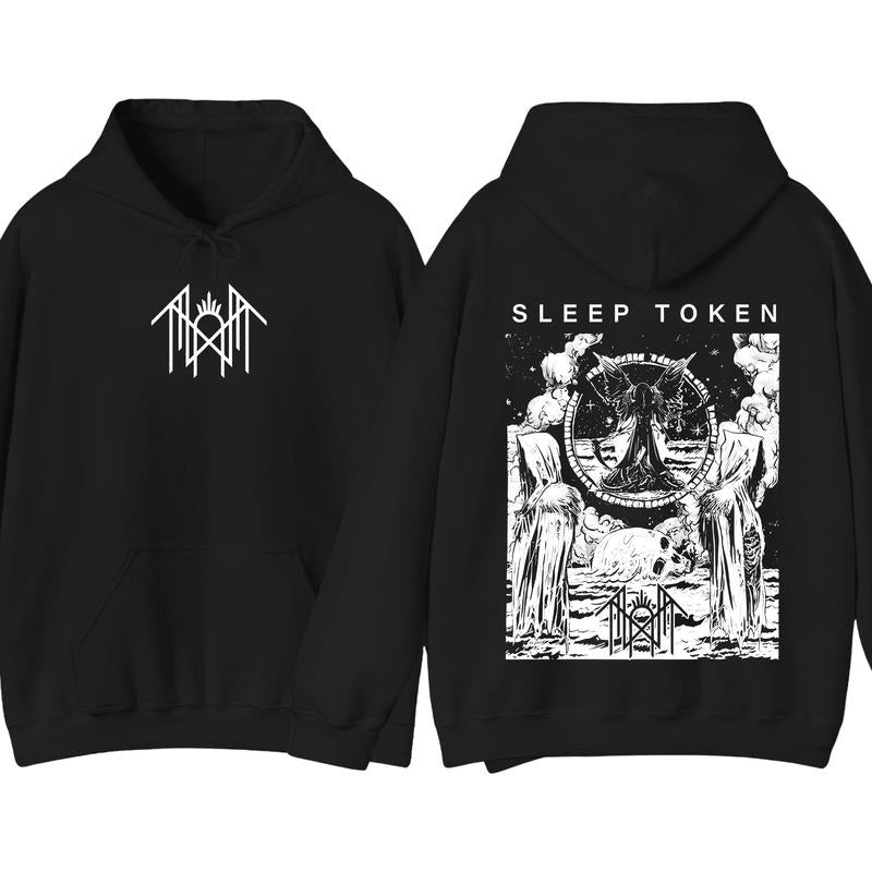 Sleep Token 2025 Art Band Emergence Even Arcadia Shirt Sleep Token Tour 2025 Hooded New Song Concert Tour Fan T-Shirts, Hoodie, Sweatshirt - T-Shirt, Sweatshirt, Hoodie