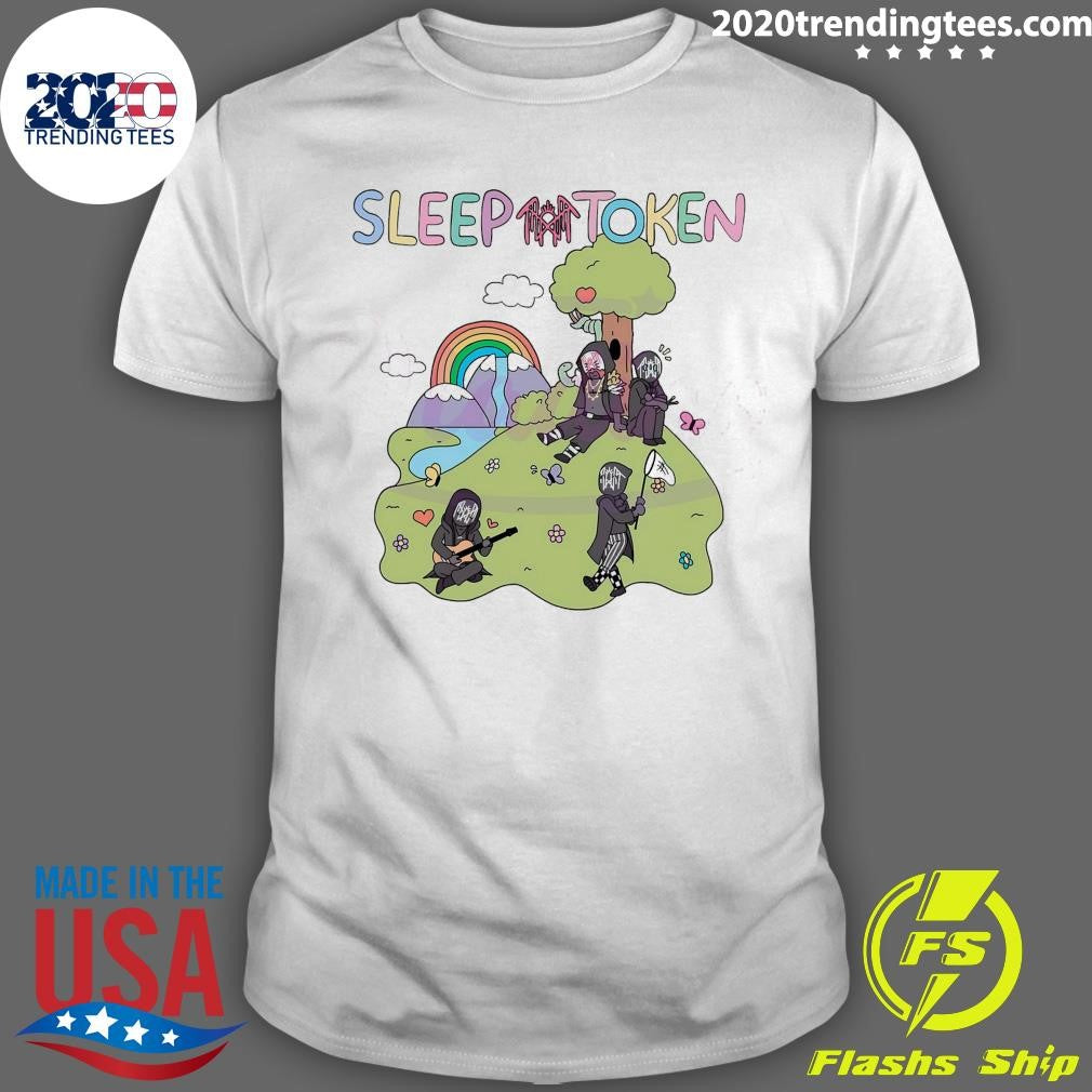 Sleep Token Band Themed Fun Cartoon Shirt Unisex T-shirt, Sweatshirt, Hoodie, Long Sleeve Tee - T-Shirt, Sweatshirt, Hoodie