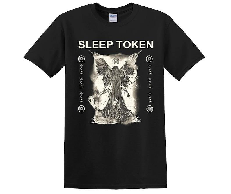 Sleep Token Band Angel Wings Black T-Shirts, Hoodie, Sweatshirt - T-Shirt, Sweatshirt, Hoodie