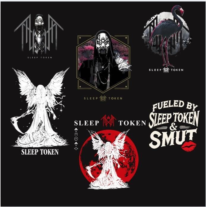 Sleep Token Music Concert Sticker Fan Classic Waterproof Anti Fading Multi Purpose Stickers Laptops Phones Cars & More T-Shirts, Hoodie, Sweatshirt - T-Shirt, Sweatshirt, Hoodie