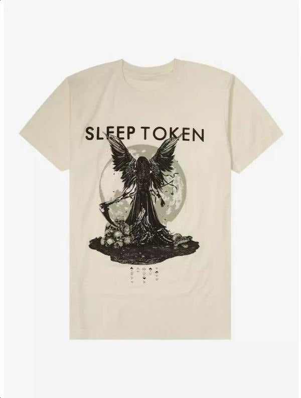 Sleep Token Winged Reaper Heavy Cotton T-Shirts, Hoodie, Sweatshirt - T-Shirt, Sweatshirt, Hoodie