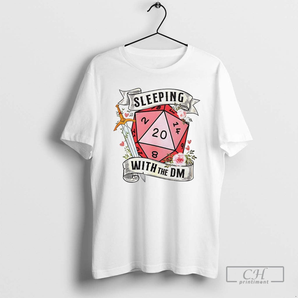 Sleeping With The Dungeon Master T Shirts Unisex T-shirt, Sweatshirt, Hoodie, Long Sleeve Tee - T-Shirt, Sweatshirt, Hoodie