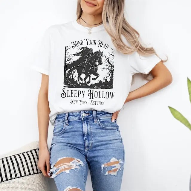 Sleepy Hollow Shirt Headless Horseman Dark Academia Booktok Halloween Ichabod Crane Spooky Shirt Literature T-Shirts, Hoodie, Sweatshirt - T-Shirt, Sweatshirt, Hoodie