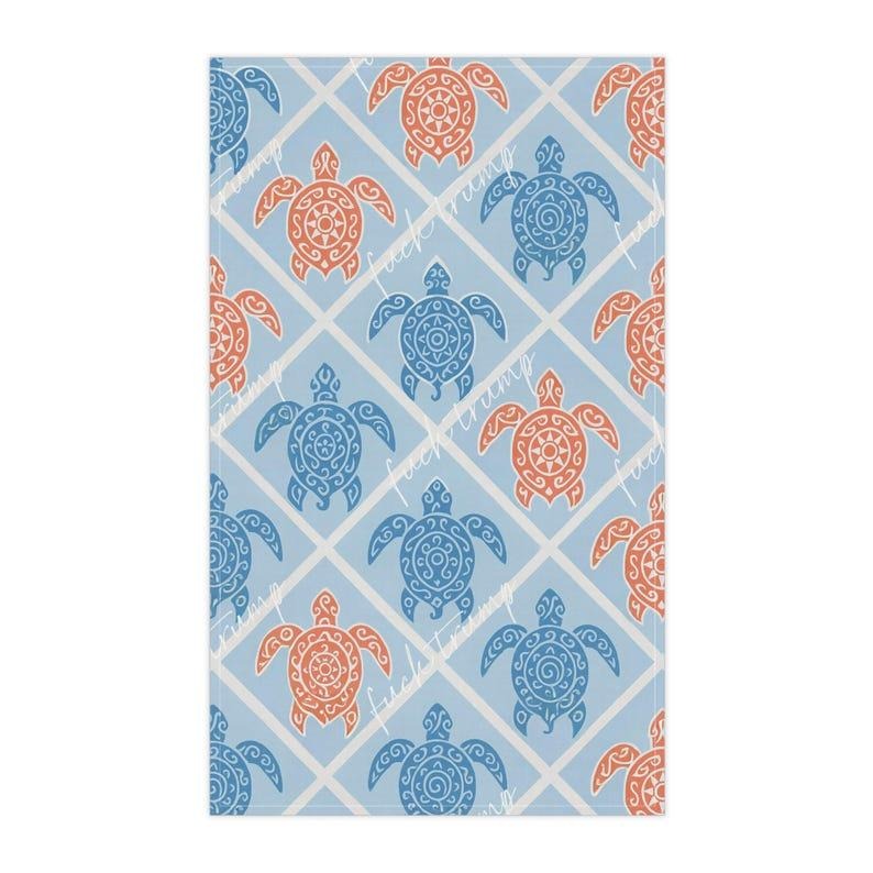 Slightly Subtle Coastal Shell Hand Towel Nautical Kitchen Towel Gulf Mexico Towel Ocean Inspired Resist Towel Anti Trumpstyle{N002}2 T-Shirts, Hoodie, Sweatshirt - T-Shirt, Sweatshirt, Hoodie