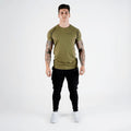 Slim Performance OD Green Cotton Menswear Shirt Top Athletic Sweat T-Shirts, Hoodie, Sweatshirt - T-Shirt, Sweatshirt, Hoodie