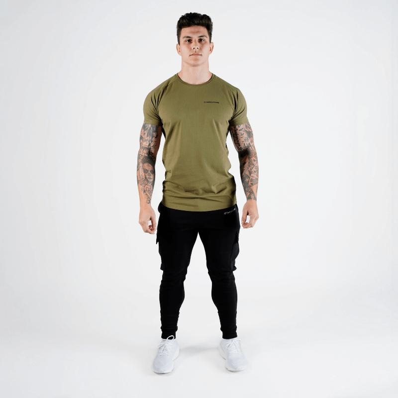 Slim Performance OD Green Cotton Menswear Shirt Top Athletic Sweat T-Shirts, Hoodie, Sweatshirt - T-Shirt, Sweatshirt, Hoodie