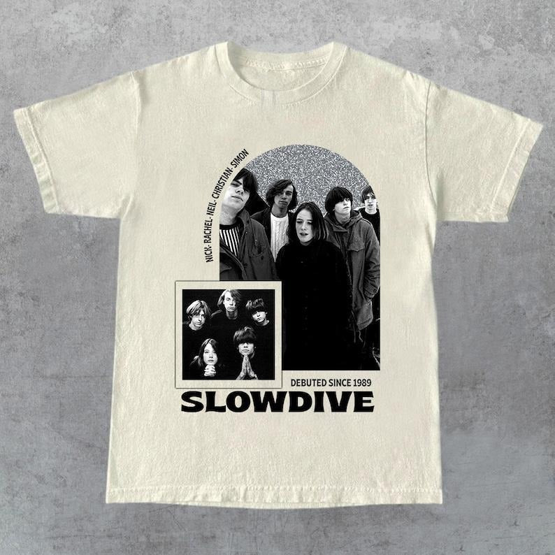 Slowdive Shirt Slowdive Slowdive Tour 90s Vintage Shirt Slowdive Slowdive Tour Shirt Souvlaki Album Music T-Shirts, Hoodie, Sweatshirt - T-Shirt, Sweatshirt, Hoodie