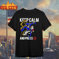 Sly Cooper keep calm and press O video game shirt Unisex T-shirt, Sweatshirt, Hoodie, Long Sleeve Tee - T-Shirt, Sweatshirt, Hoodie