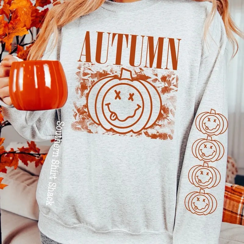 Smiley Autumn T-Shirts, Hoodie, Sweatshirt - T-Shirt, Sweatshirt, Hoodie