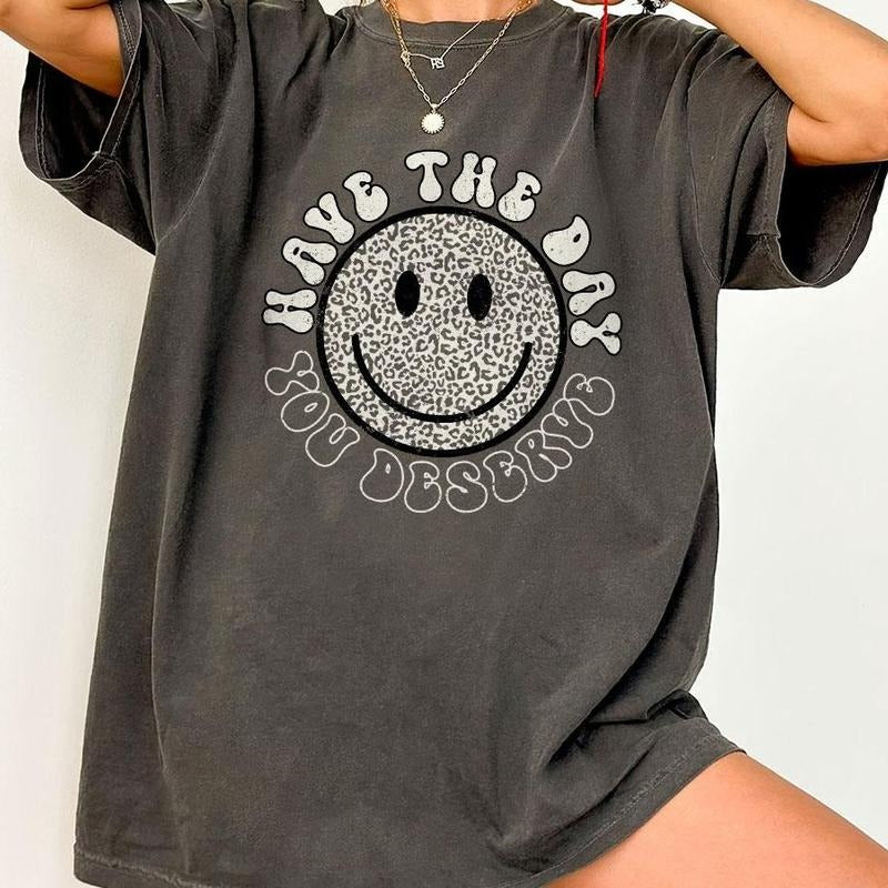Smiling Comfort Shirt Have Day You Deserve Be Kind Shirts Mental Health Shirt Vintage Smiling Cute Shirts Retro Smiling Face Shirt Cute Top T-Shirts, Hoodie, Sweatshirt - T-Shirt, Sweatshirt, Hoodie