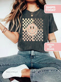 Smiling Flower Shirt Vintage Smiley Face Shirt Boho Comfy Sleep Shirt T-Shirts, Hoodie, Sweatshirt - T-Shirt, Sweatshirt, Hoodie