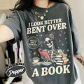 Smut Reader Comfort Colors Shirt Skeleton I Better Bent Over Book Shirt Romance Reader Spicy Book Dark Romance T-Shirts, Hoodie, Sweatshirt - T-Shirt, Sweatshirt, Hoodie