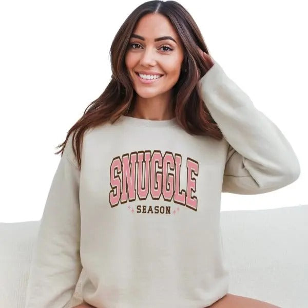 Snuggle Season Comfortable Cold People Cozy Winter Varisty Casual T-Shirts, Hoodie, Sweatshirt - T-Shirt, Sweatshirt, Hoodie