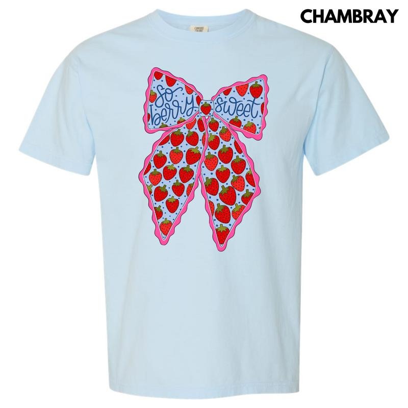 So Berry Sweet Bow Comfort Colors 'NLB' T-Shirts, Hoodie, Sweatshirt - T-Shirt, Sweatshirt, Hoodie