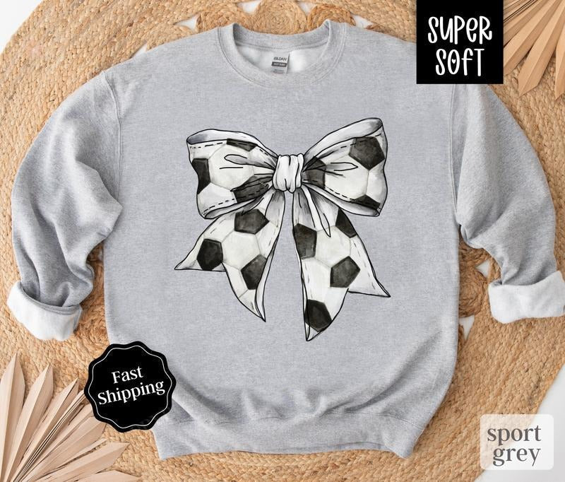 Soccer Bow Game Day Soccer Fall T-Shirts, Hoodie, Sweatshirt - T-Shirt, Sweatshirt, Hoodie