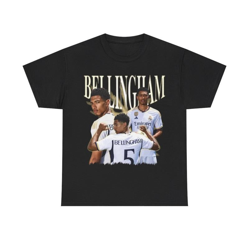 Soccer Fan Jude Bellingham Classic Comfort Heavy Cotton Casual Menswear Top Graphics Smooth Underwear Man Streetwear Soft T-Shirts, Hoodie, Sweatshirt - T-Shirt, Sweatshirt, Hoodie
